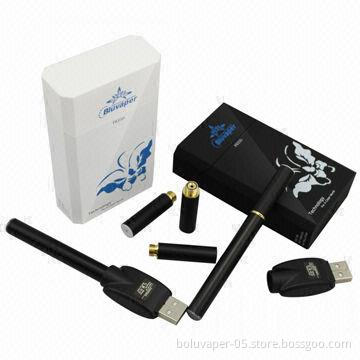 Electronic Cigarettes, Plastic Box Pack with Rechargeable Battery